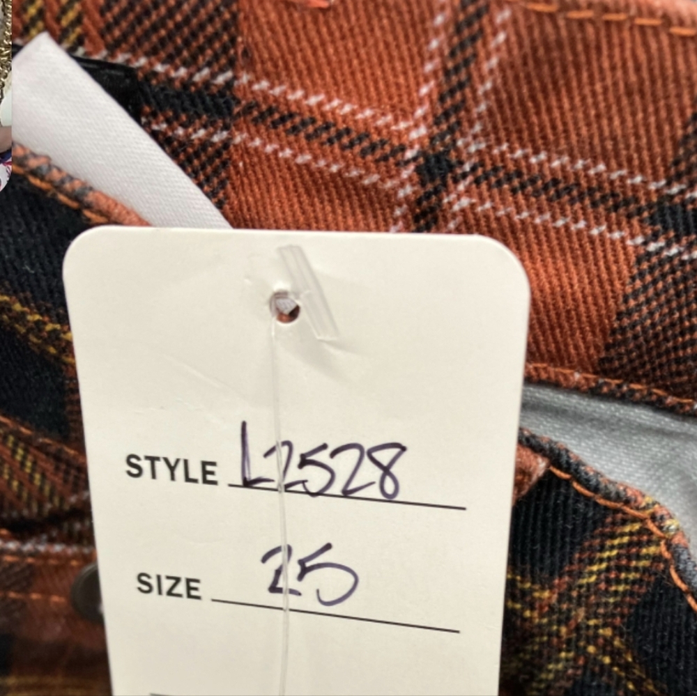 Plaid R13 Jeans - Picture 3 of 3